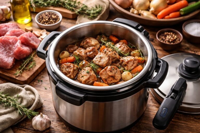 Tiempo de cocción del magro de cerdo en olla express