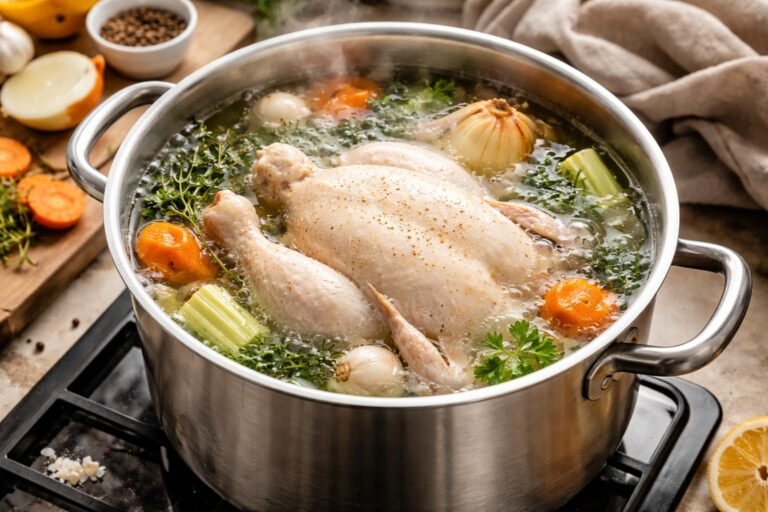 Tiempo de cocción del pollo hervido