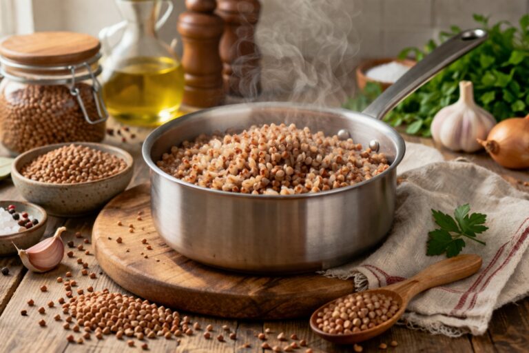 Tiempo de cocción del trigo sarraceno