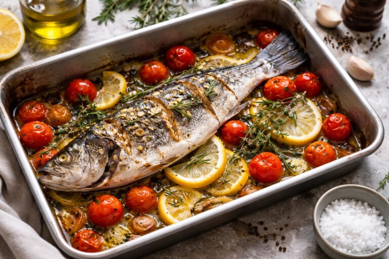 Tiempo de cocción lubina al horno sola