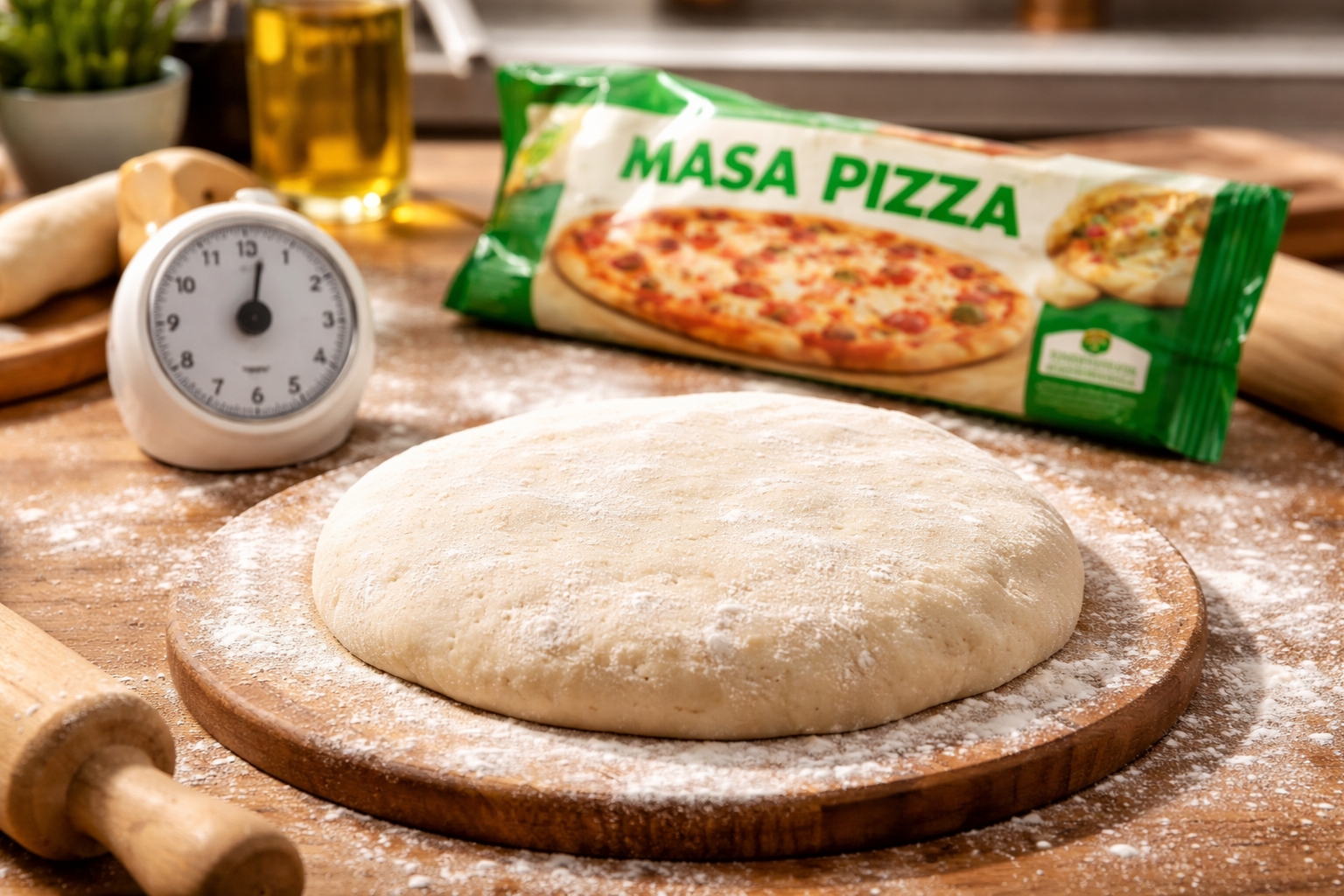 Tiempo de cocción masa pizza Mercadona