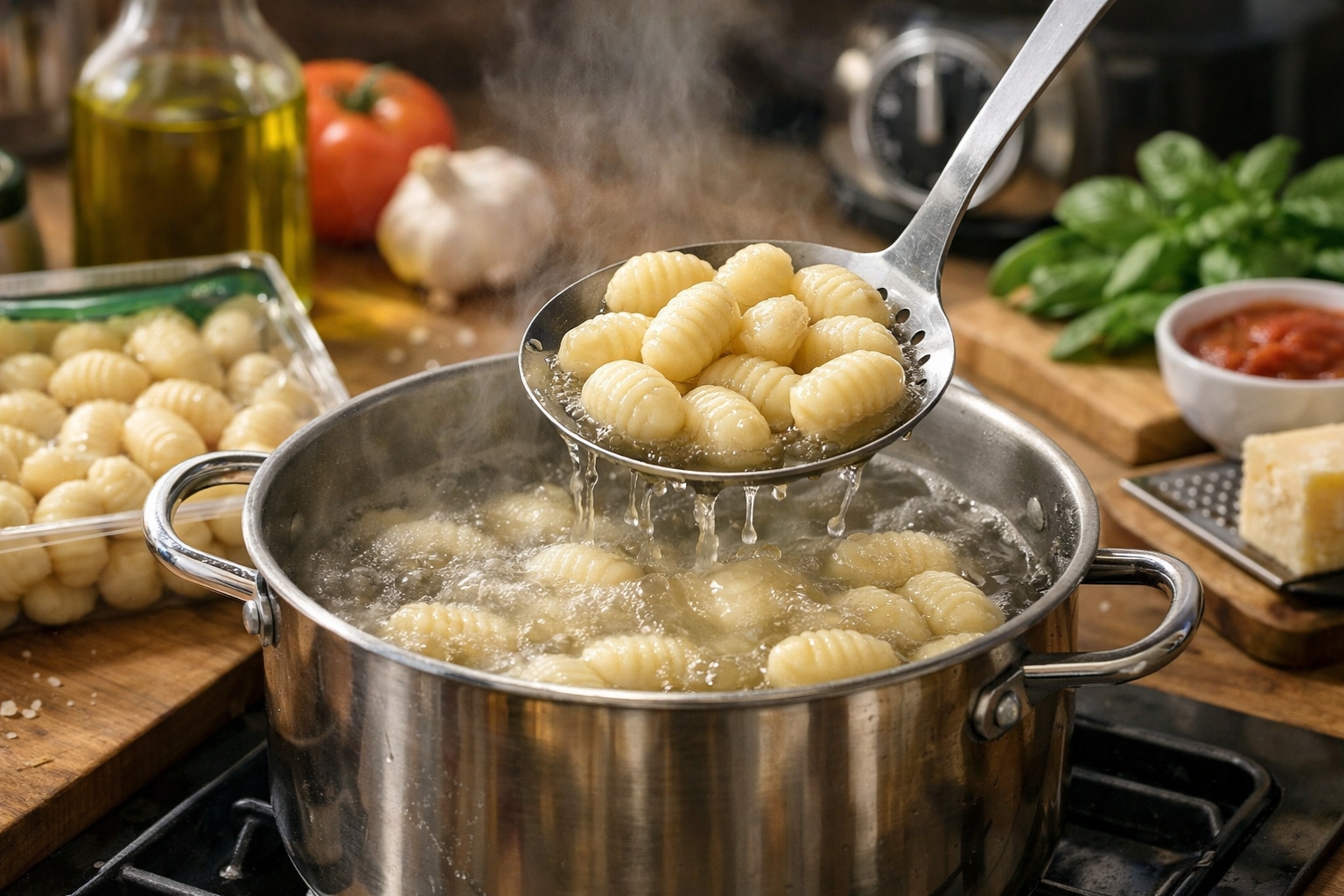 Tiempo de cocción ñoquis Mercadona