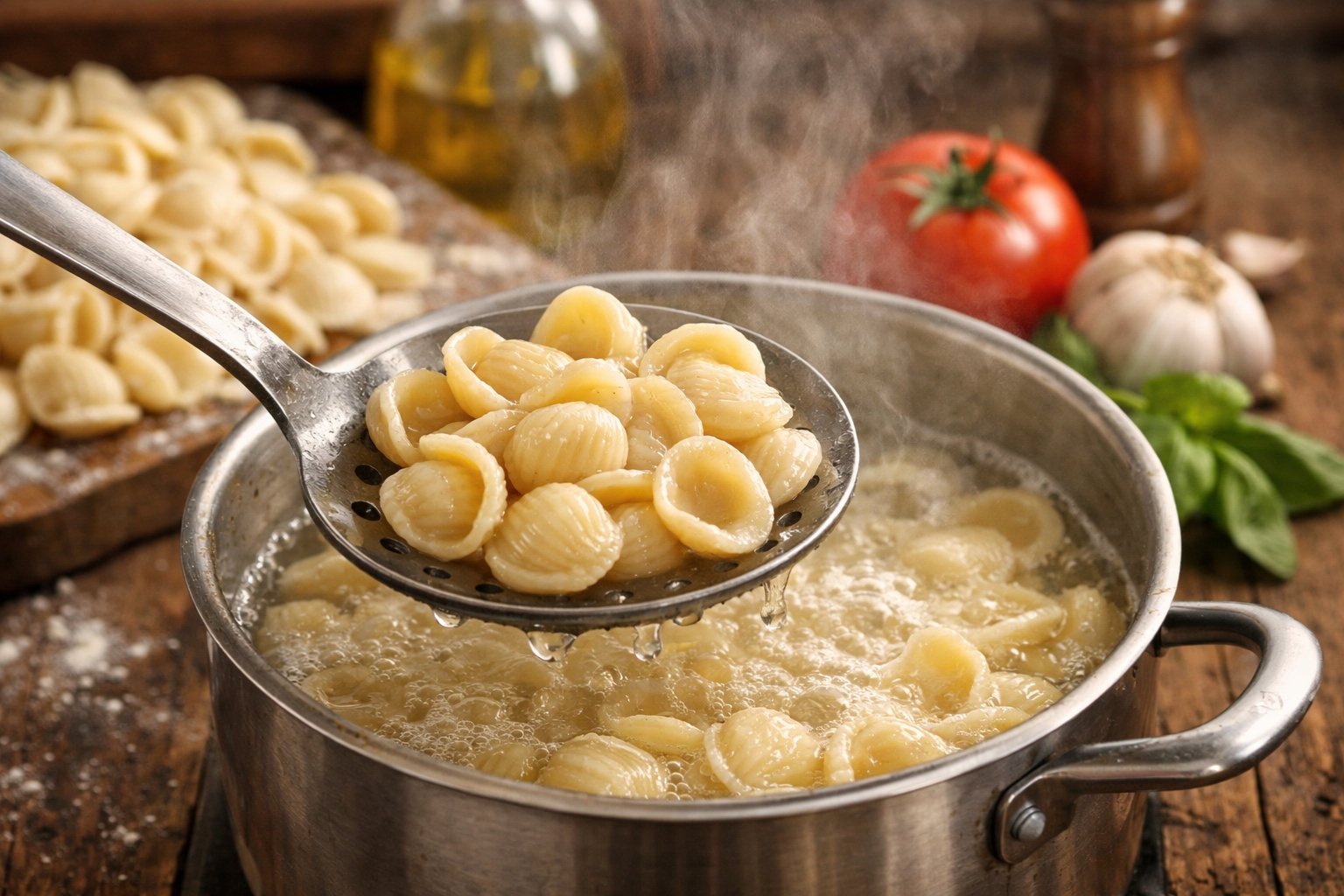 Tiempo de cocción orecchiette
