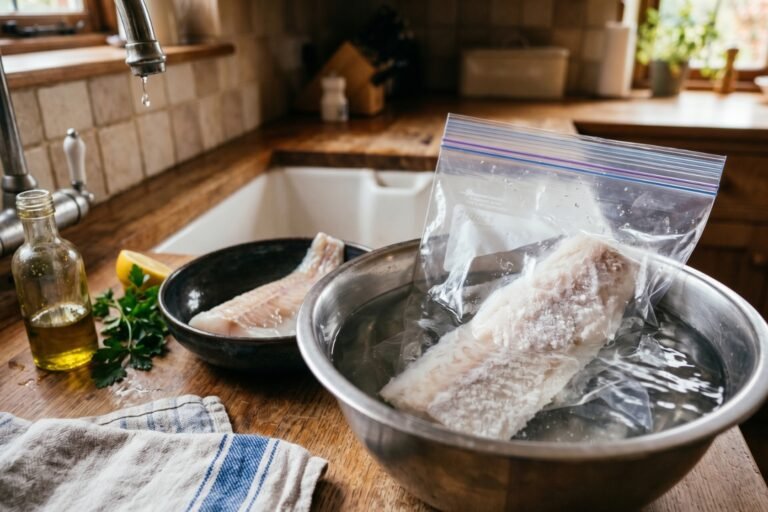 Cómo descongelar el pescado rápido y fácil