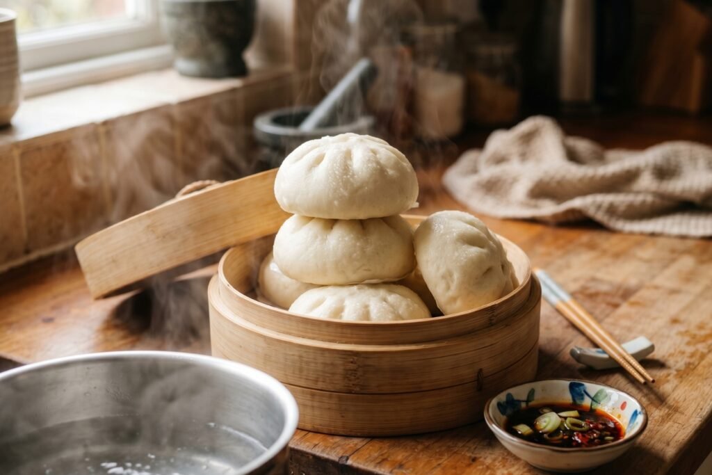 Cómo descongelar pan bao