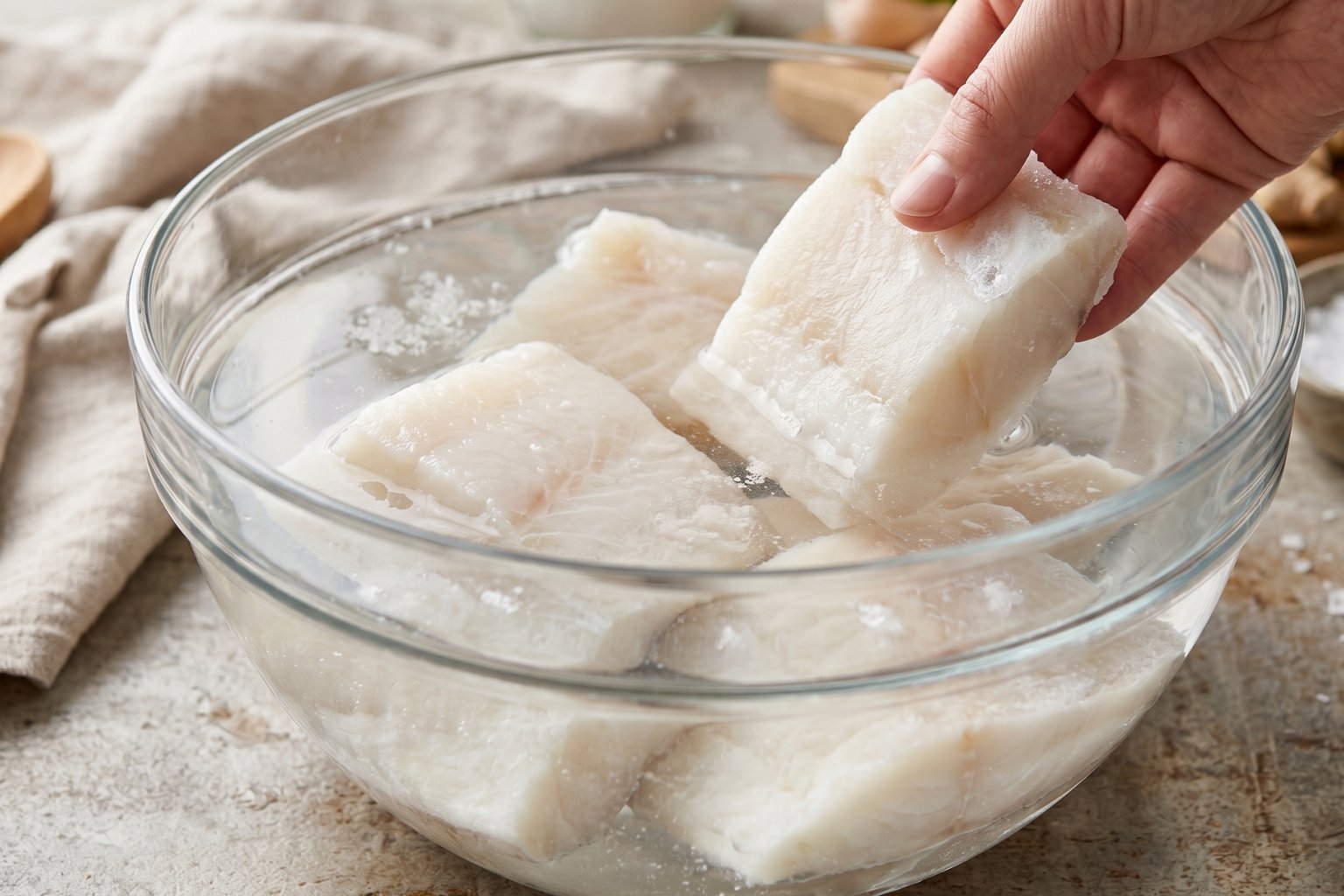 Cómo descongelar bacalao