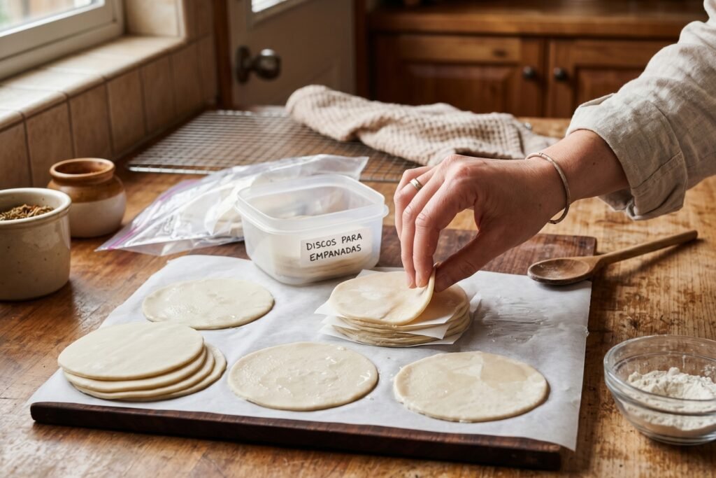 Cómo descongelar tapas de empanadas
