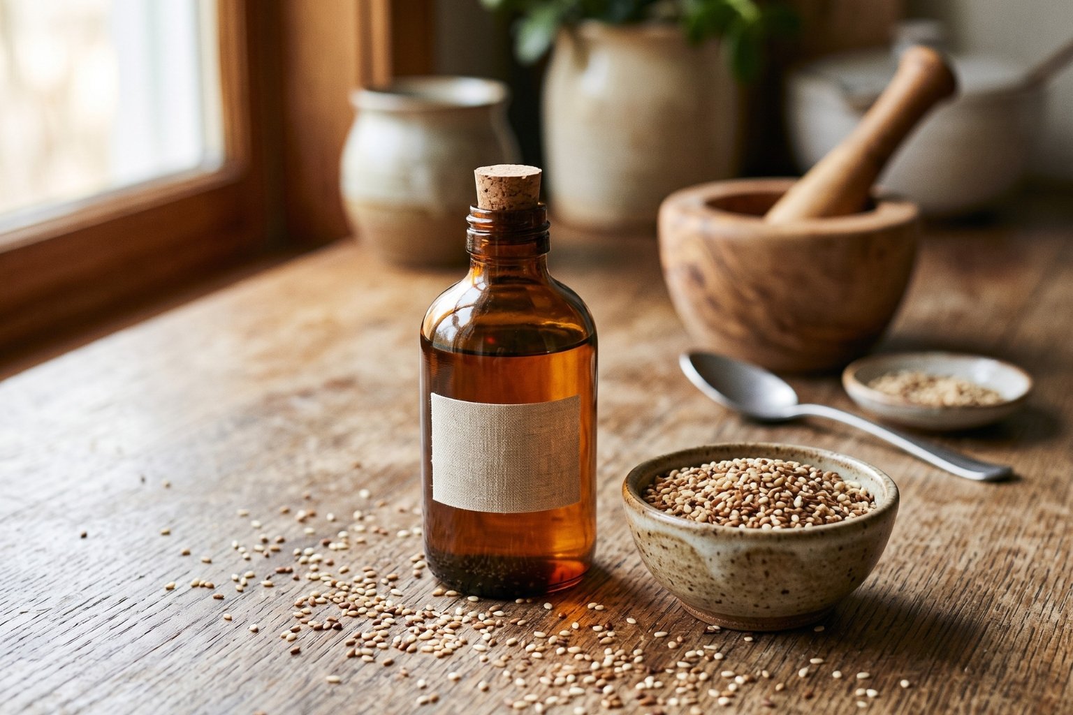 Para qué sirve el aceite de sésamo